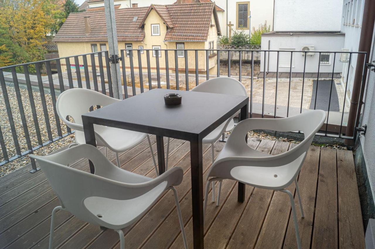 Apartmenthaus Marktstrasse Neckarsulm Exterior foto